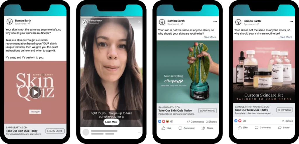 a photo of social media ad